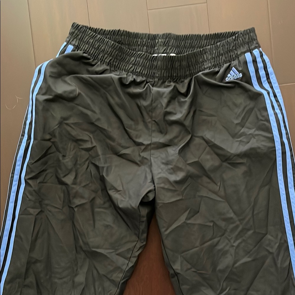 Adidas Black and Blue Track pants